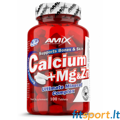 Amix Calcium + Mg&Zn 100 tab. 